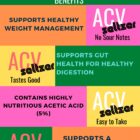 Apple cider vinegar benefits